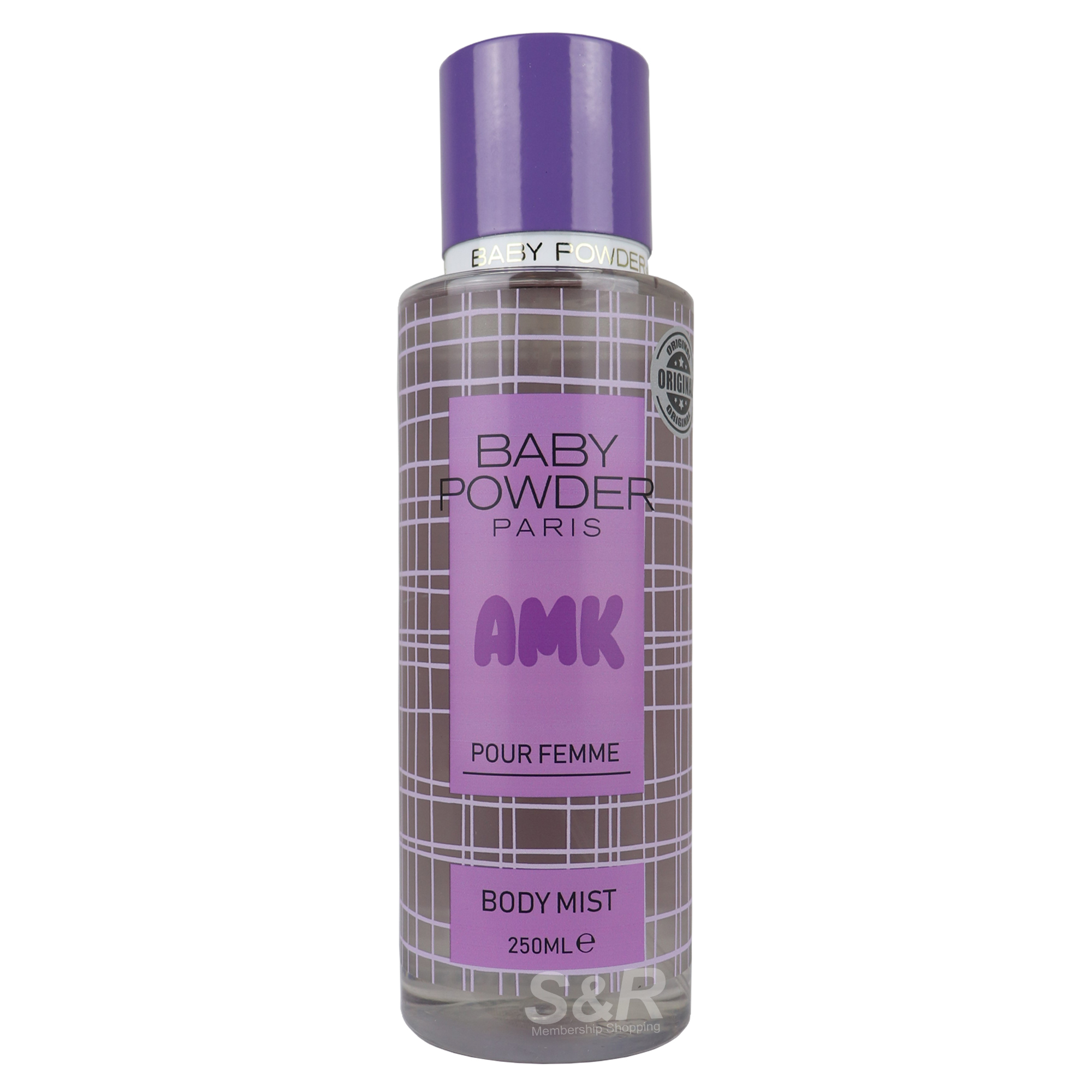 Baby Powder Paris Amk Body Mist Purple 250mL Baby Powder Paris Amk Body Mist Purple 250mL